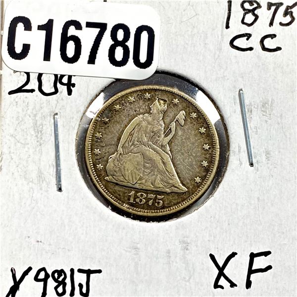 1875-CC Twenty Cent Piece