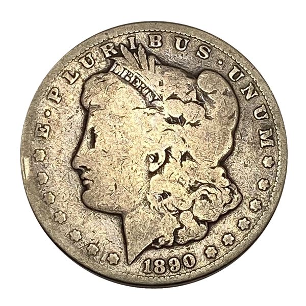 1890-CC Morgan Silver Dollar