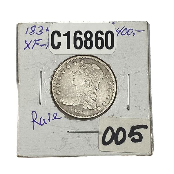 1834 Capped Bust Quarter
