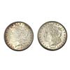 [2 Coins] 1887-1890 Morgan Silver Dollar