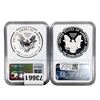 Image 2 : [2] 2012-S Silver Eagle NGC PF69 Reverse and Ultra Cameo
