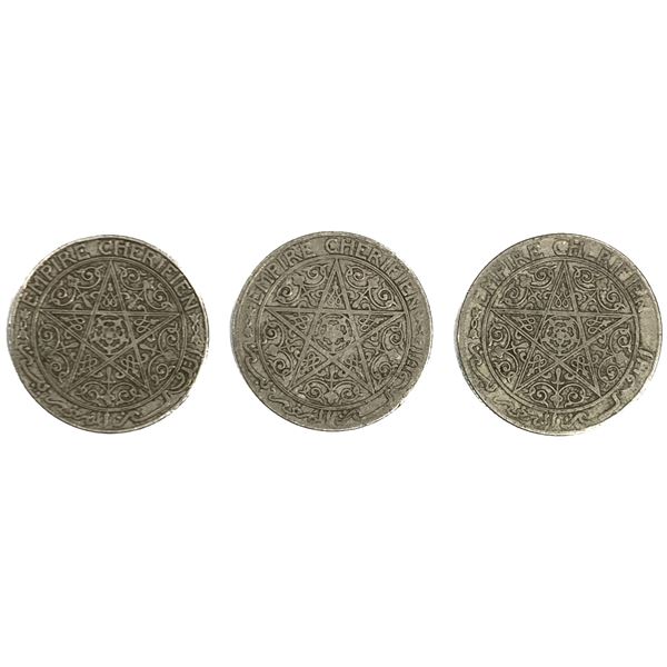 [3Coins] 1924 Morocco 1 Franc