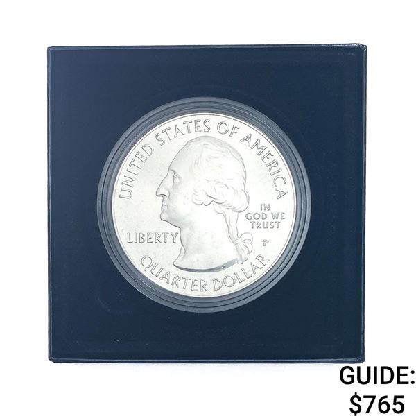 2011P Gettysburg Nat. Military Park 5oz Silver 25C