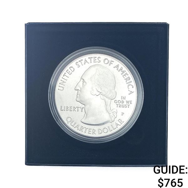 2014-P Great Smoky MT Nat. Park TN 5oz SIlver 25C