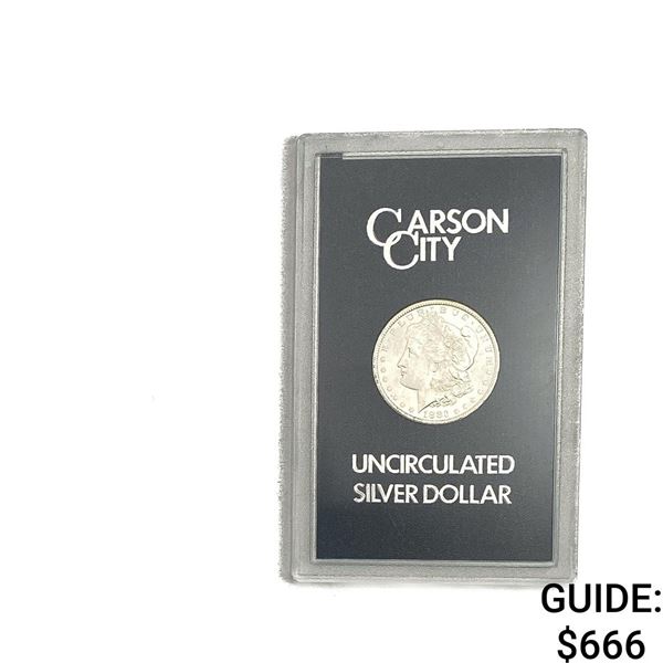 1883-CC Uncirculated Morgan Silver Dollar