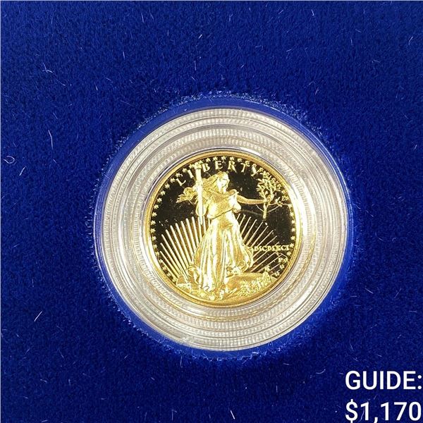 1991-P 1/10 oz Gold American Eagle $5 Proof