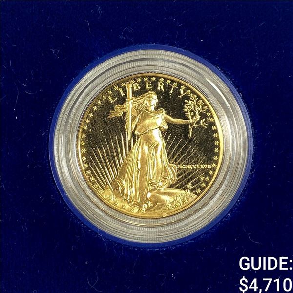 1987-P 1/2oz Gold American Eagle $25