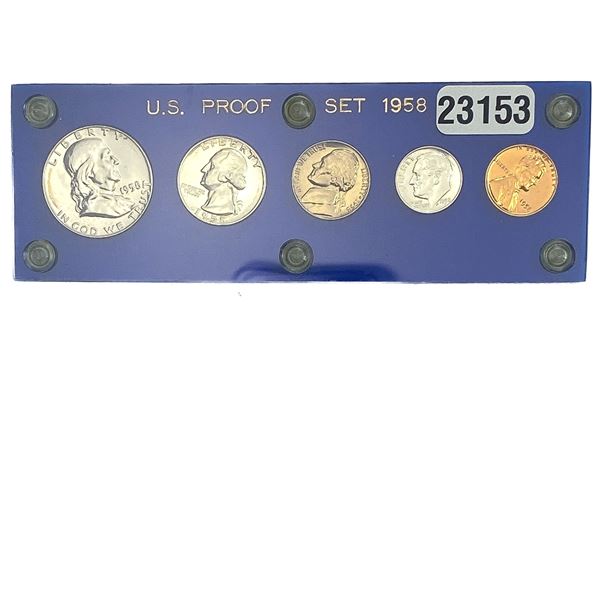 1958 United States Proof Set 1C-50C