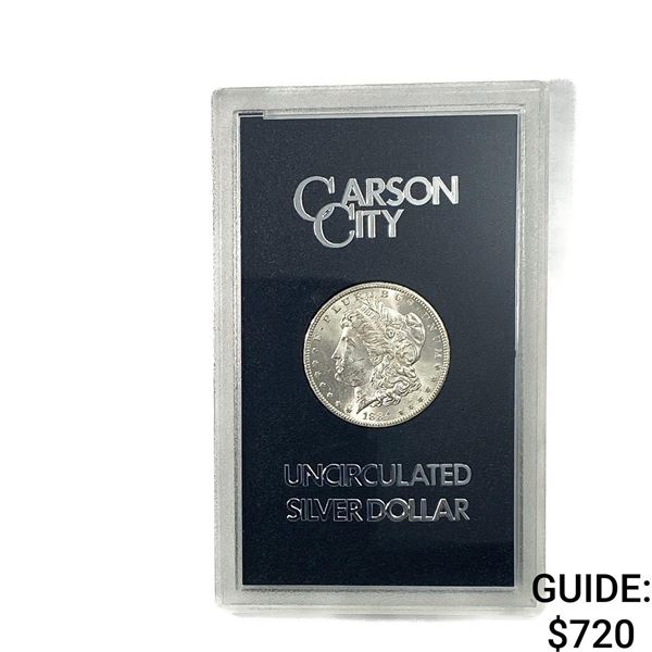 1884-CC Uncirculated Morgan Silver Dollar