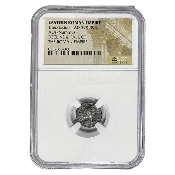 East Roman Theodosius I, AD 379-395 AE4 Nummus