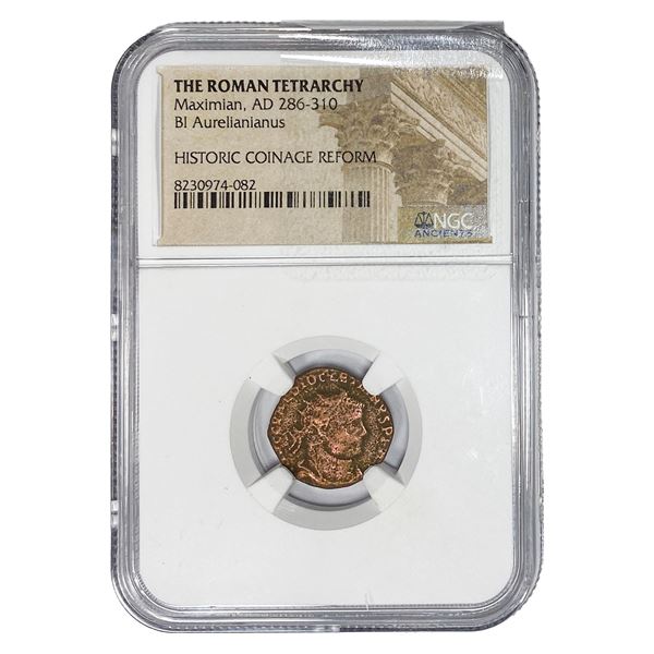 Roman Maximian, AD 286-310 AE Post-Ref Radiate