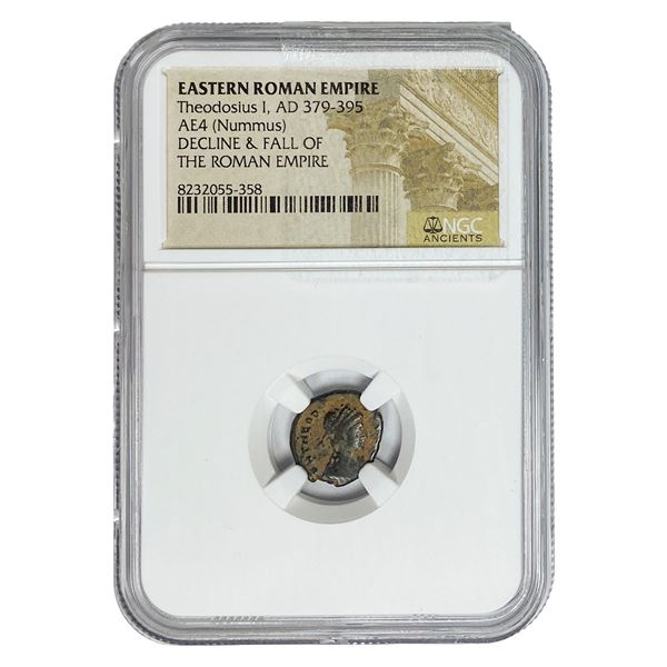 East Roman Theodosius I, AD 379-395 AE4 Nummus
