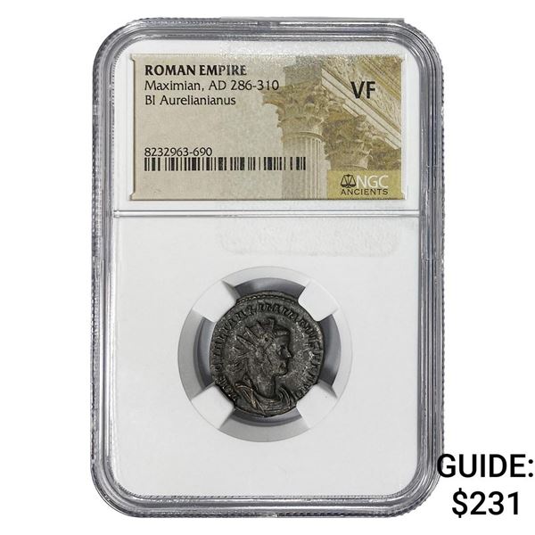 Roman Maximian, AD 286-310 AE Post-Ref Radiate