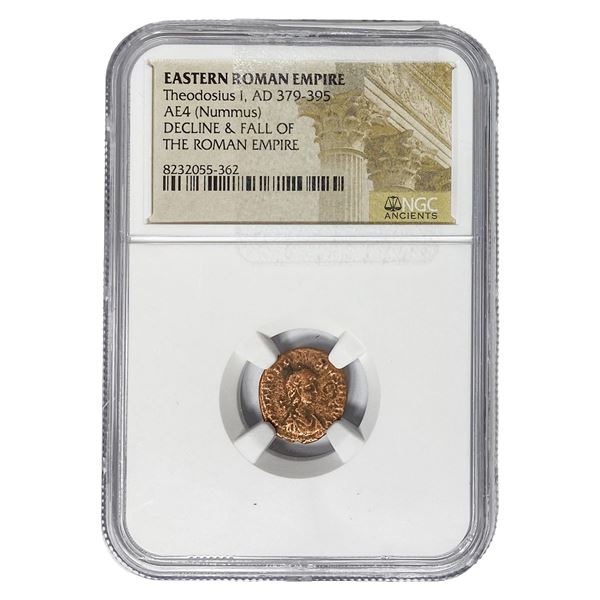 East Roman Theodosius I, AD 379-395 AE4 Nummus