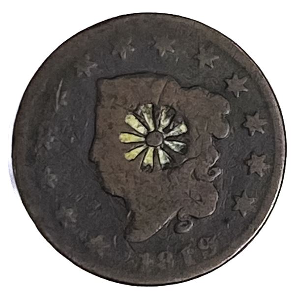 1819 Puerto Rico 1 Cent XF