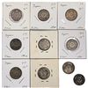 [10 Coins] 1889-1943 Japan 5 Sen/10 Sen Lot