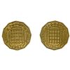 Image 2 : [2 Coins] 1967 Great Britain 3 Pence