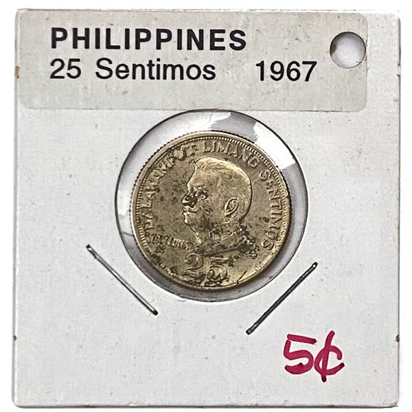 1967 Philippines 25 Sentimos