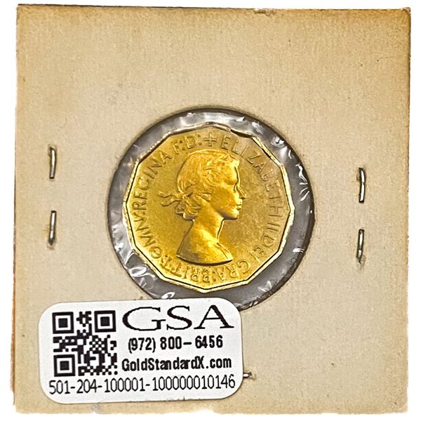 1953 Great Britain 3 Pence