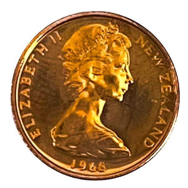 1968 New Zealand 1 Cent
