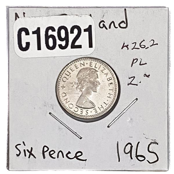 1965 New Zealand 6 Pence