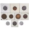 Image 2 : [10 Coins]1875-1946 Japan 1/2 Sen/1 Sen/10 Sen Lot