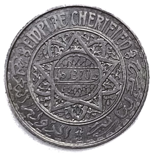 1370 Morocco 5 Francs