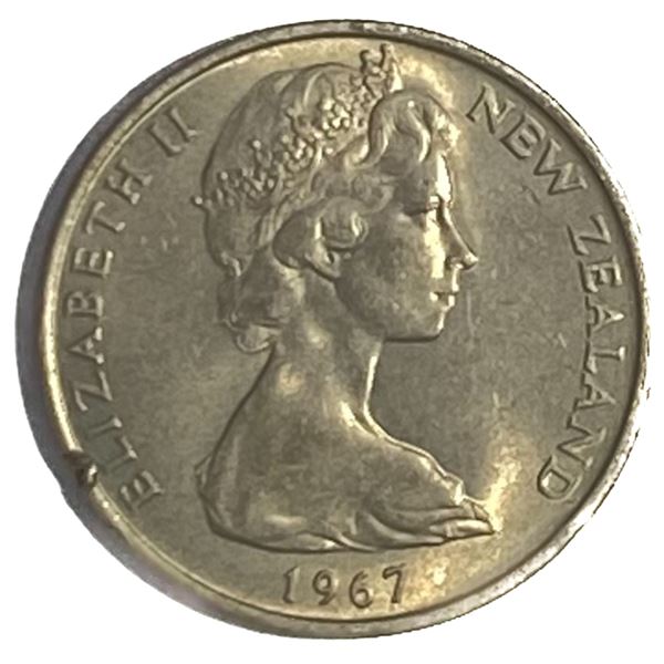 1967 New Zealand 10 Cents