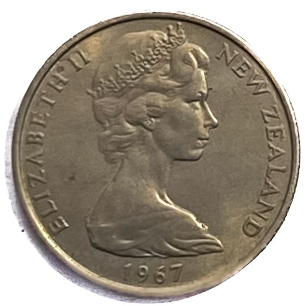 1967 New Zealand 10 Cents