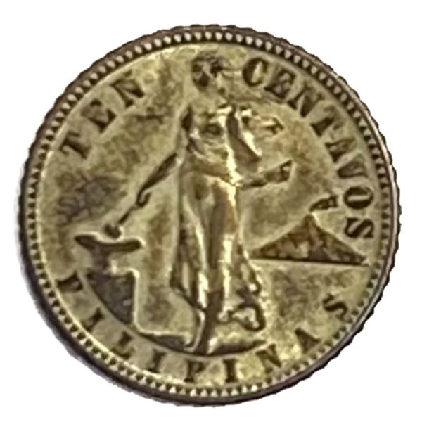 1944-D Philippines 10 Centavos