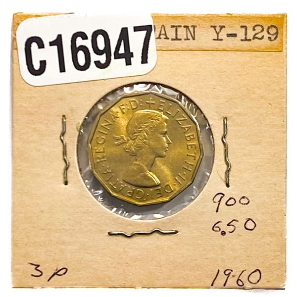 1960 Great Britain 3 Pence