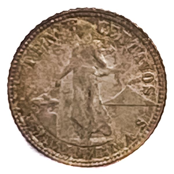 1945-D Philippines 10 Centavos