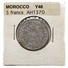 Image 1 : AH1370 Morocco 5 Francs