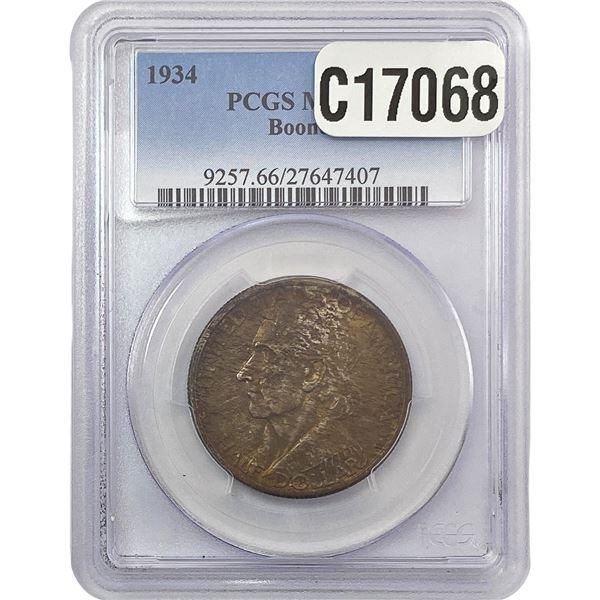 1934 Boone Half Dollar PCGS MS66