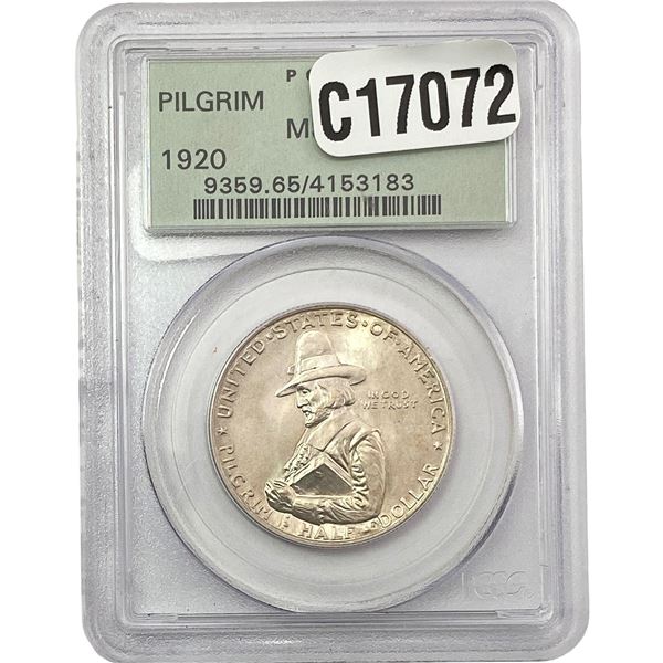 1920 Pilgrim Half Dollar PCGS MS65