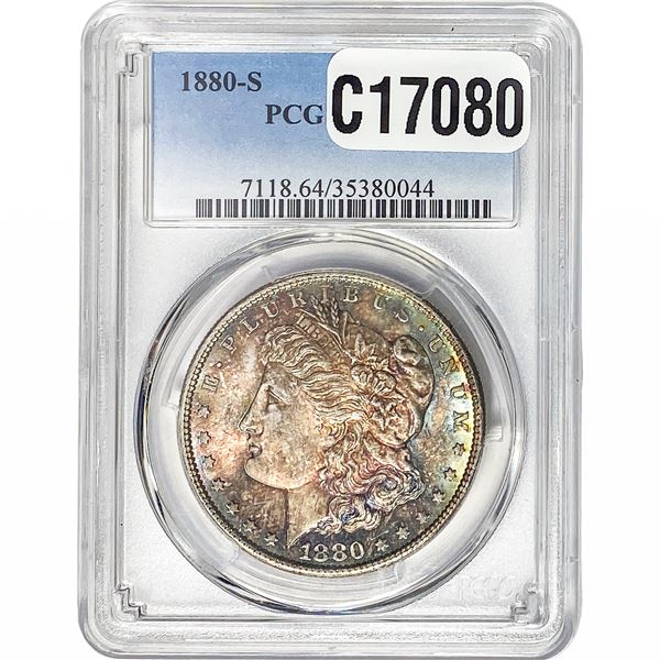 1880-S Morgan Silver Dollar PCGS MS64