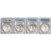 [4 Coins] 1887-1897 Morgan Silver Dollar PCGS XF/AU/MS45-63