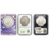 Image 2 : [3 Coins] 1888-1923 Mixed Silver Dollars PCGS/NGC VF/MS35-64