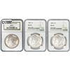 [3 Coins] 1878-1885 Morgan Silver Dollar NGC MS61-64