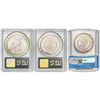 Image 2 : [3 Coins] 1878-1923 Mixed Silver Dollars PCGS/NGC MS64