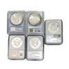 Image 2 : [5 Coins] 1986-1997 Silver Eagle PCGS/NGC MS68-69