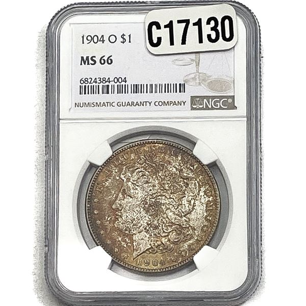 1904-O Morgan Silver Dollar NGC MS66