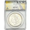 Image 1 : 1883-CC Morgan Silver Dollar ANACS MS64