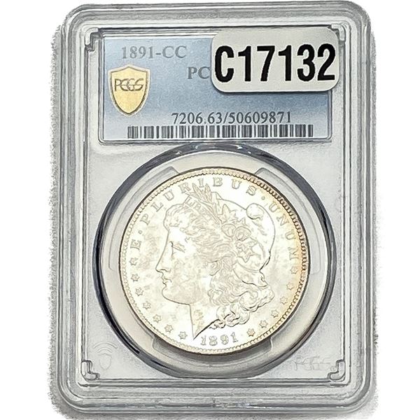 1891-CC Morgan Silver Dollar PCGS MS63