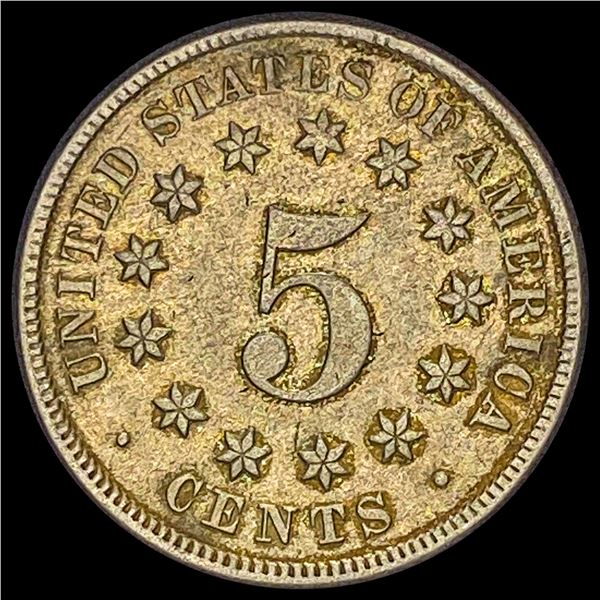 1870 Shield Nickel LIGHTLY CIRCULATED