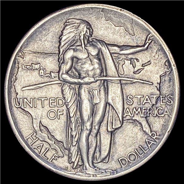 1926-S Silver Half Dollar Oregon Trail CLOSELY UNCIRCULATED