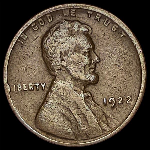 1922 No D Lincoln Wheat Cent LIGHTLY CIRCULATED