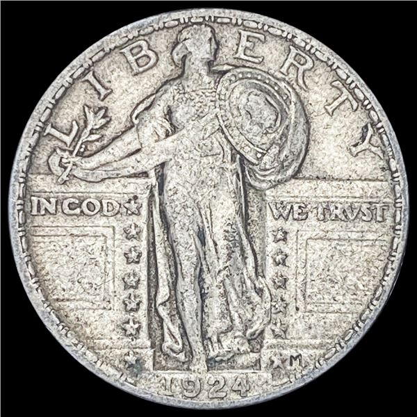 1924-M Standing Liberty Silver Quarter NEARLY UNCIRCULATED