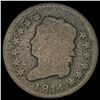 Image 1 : 1814 Classic Head Large Cent NICELY CIRCULATED