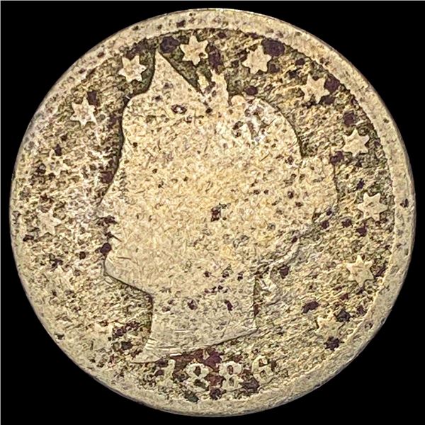 1886 Liberty Head Nickel NICELY CIRCULATED